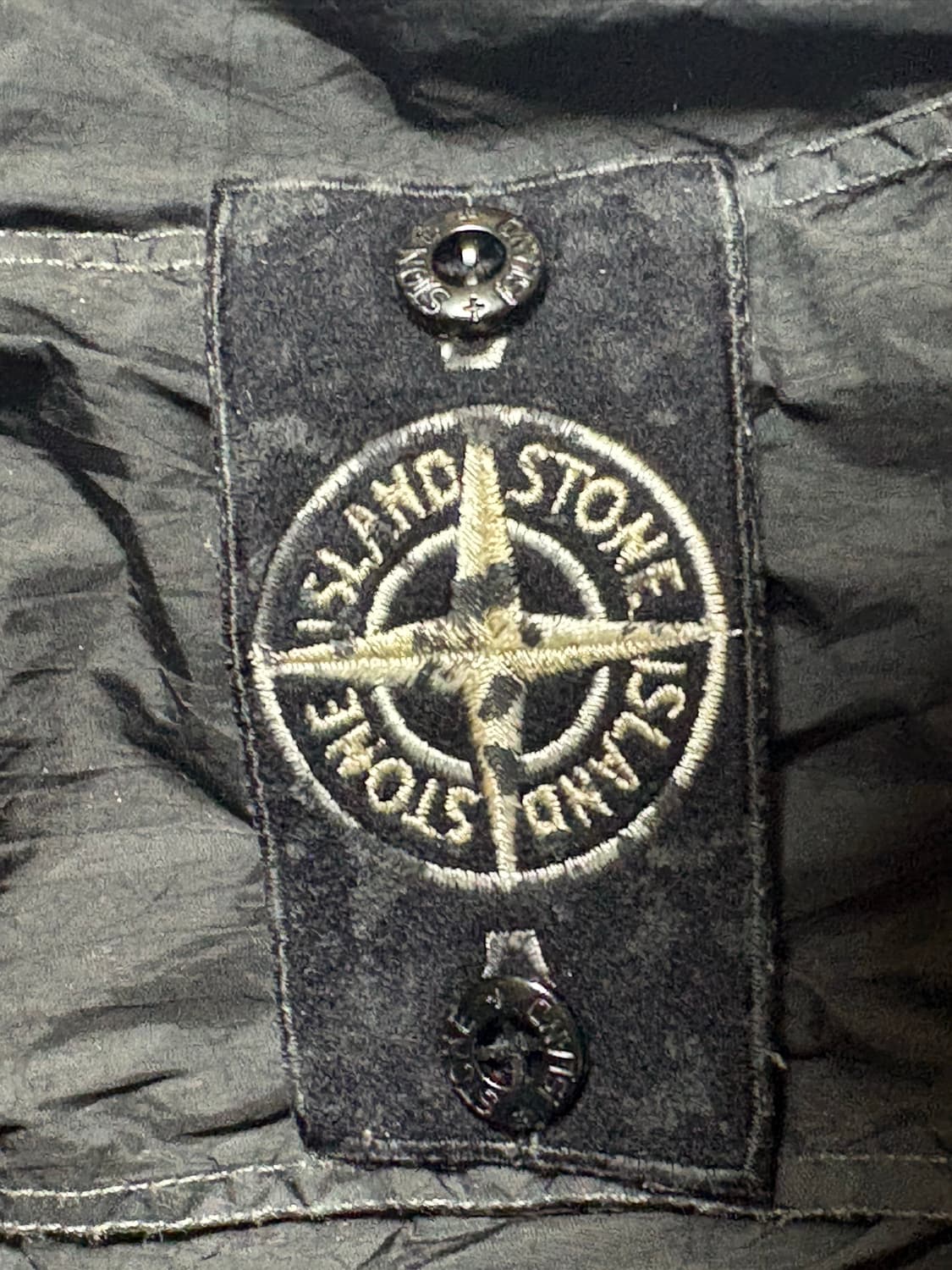 [S]슈프림 스톤아일랜드 페인티드 카모 나일론 카고팬츠 블랙 상품이미지4