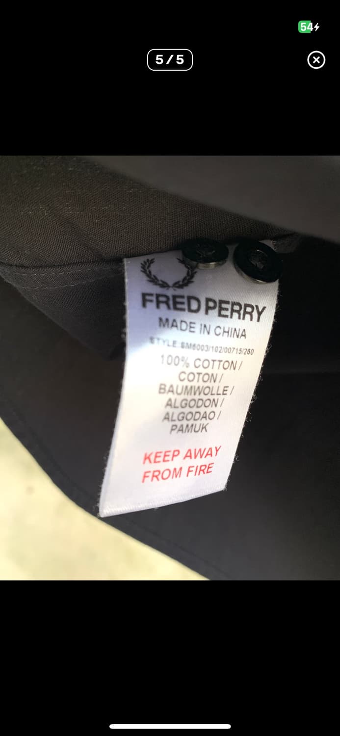 Raf simons x fred perry shirts 상품이미지5