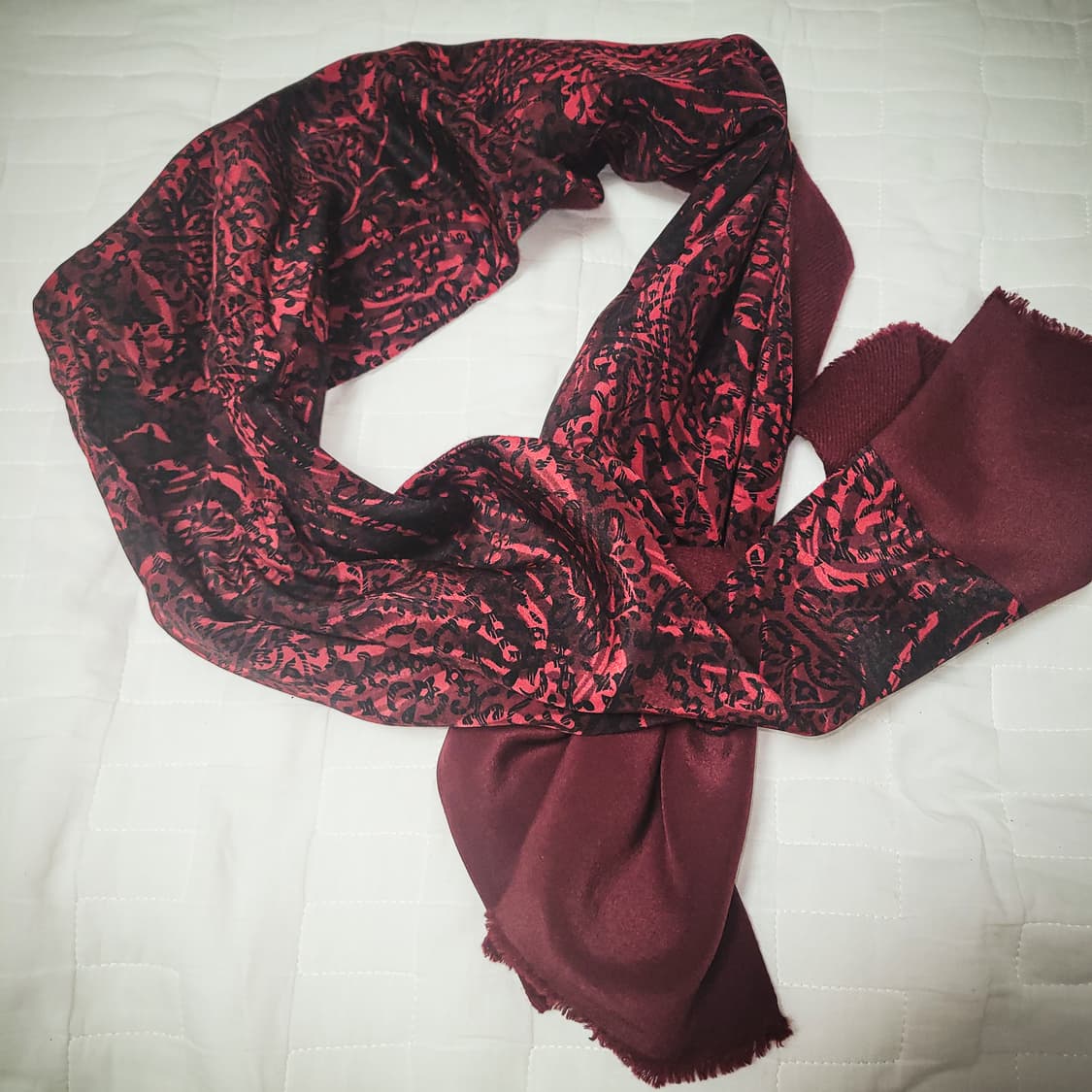 '00s Damask Pattern Scarf 상품이미지1