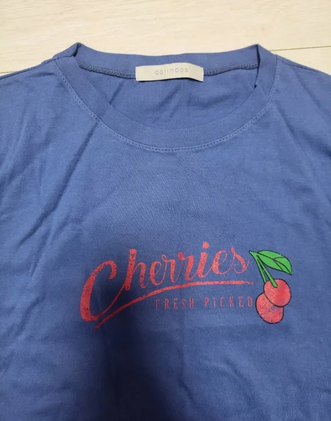 급처새상품!코인코즈 구찌느낌 체리반팔면티셔츠 키르시st리즈리사st샤틴st 상품이미지2
