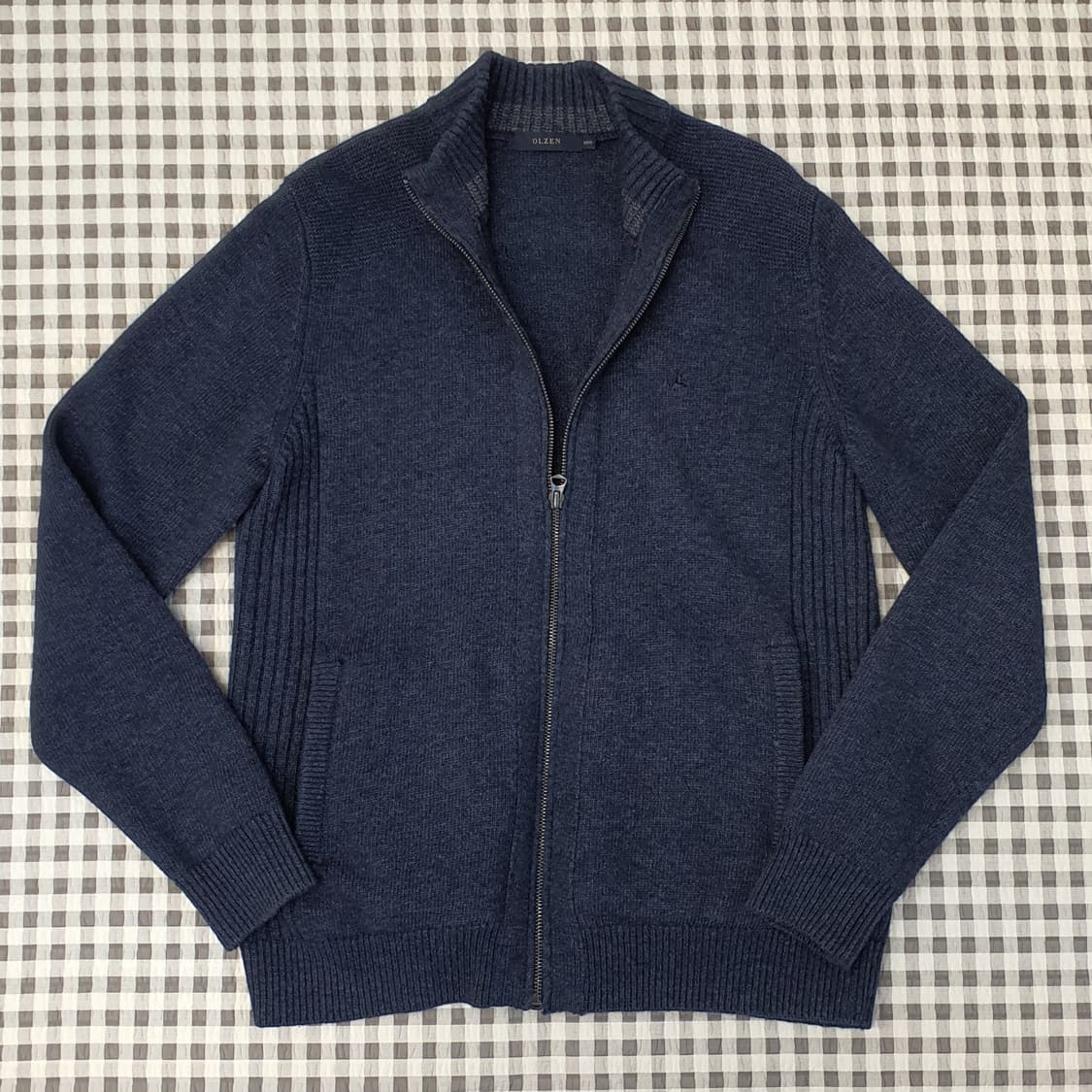 올젠 울 집업 가디건 남자95 상품이미지1