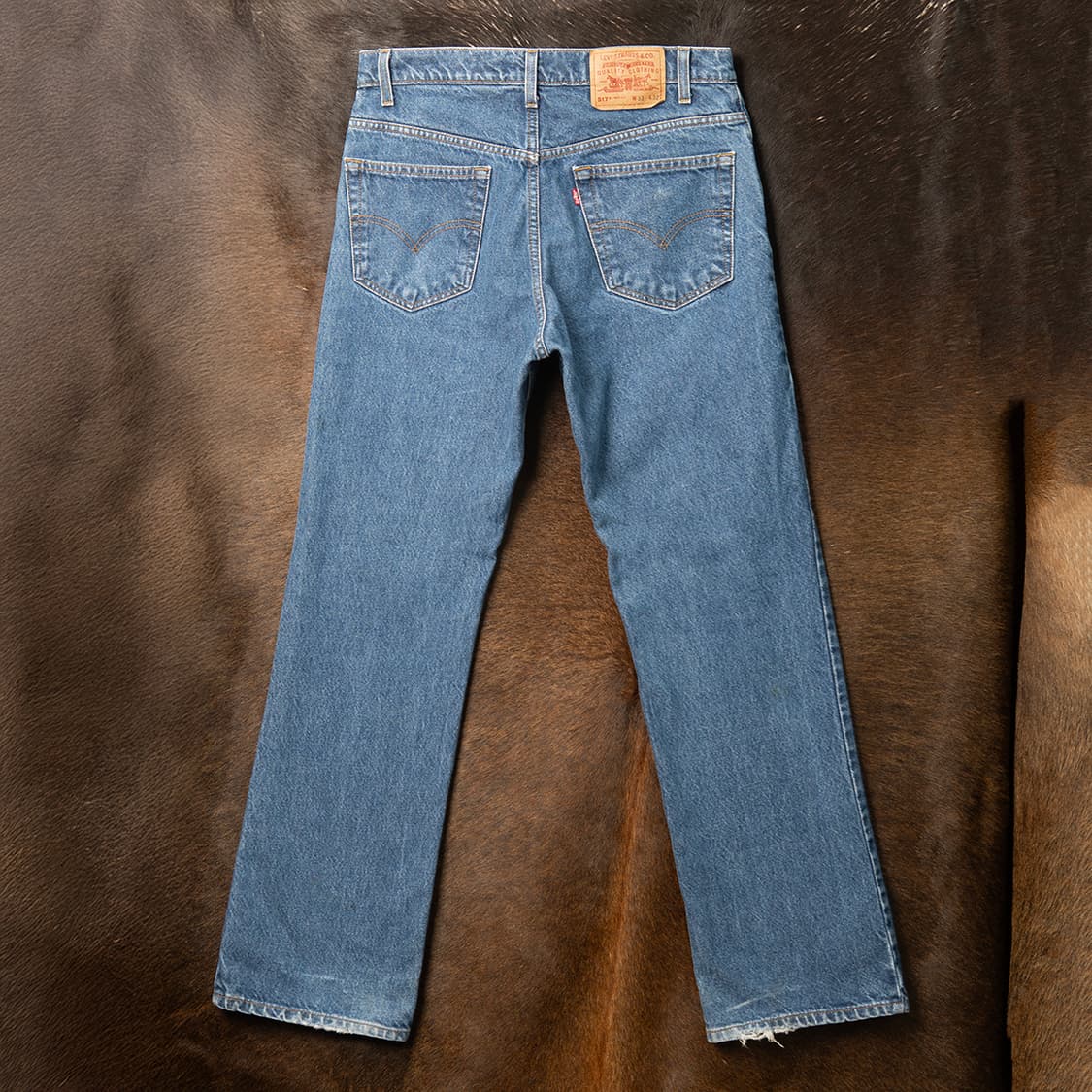 [33] 90s 리바이스 콜롬비아 메이드 517 부츠컷 데님팬츠  상품이미지4