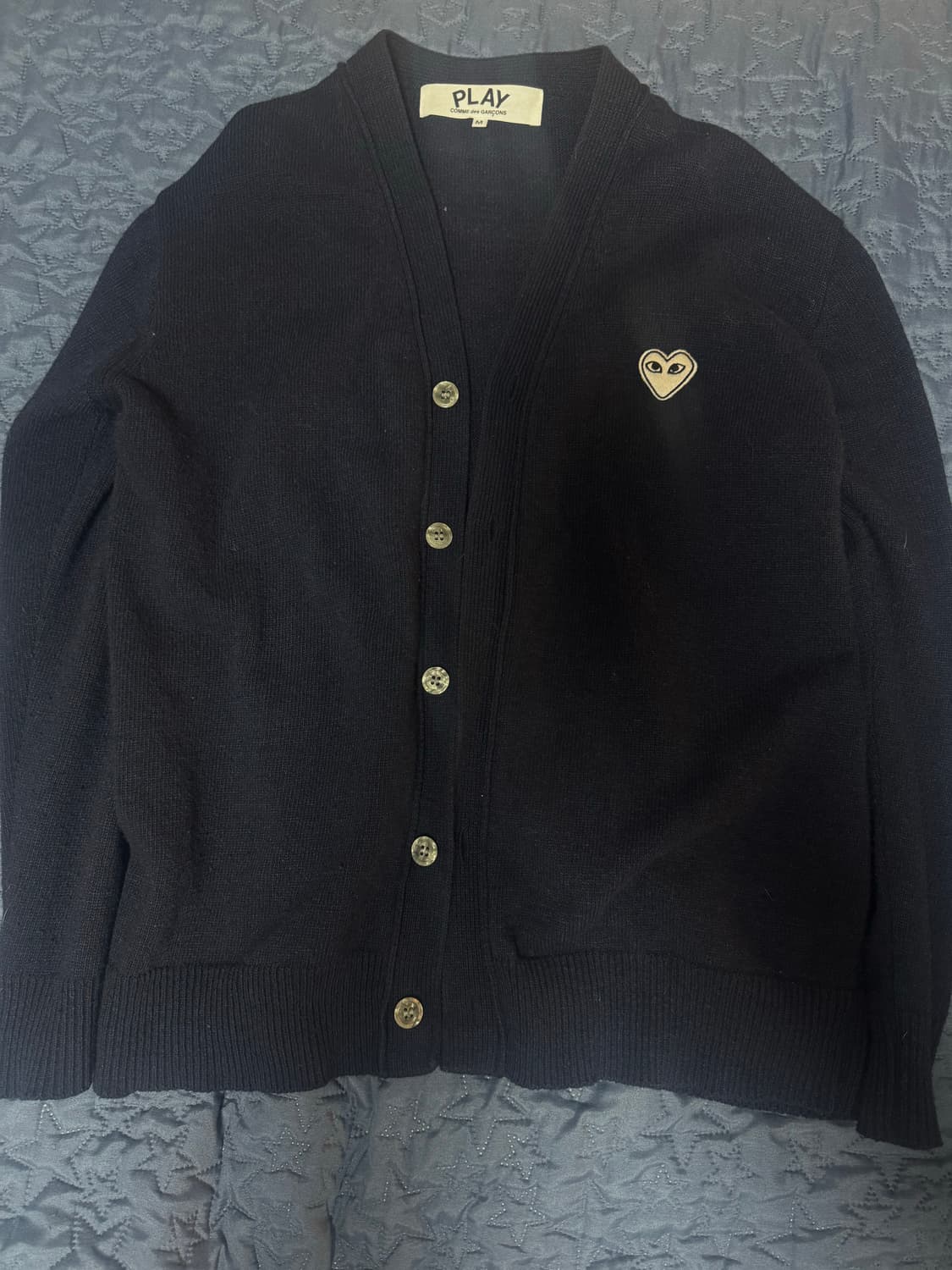 꼼데가르송 가디건 네이비 상품이미지1