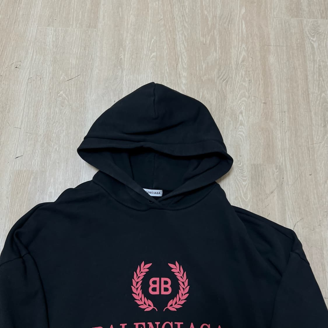 정품 발렌시아가 BB 월계수 후드티 S 상품이미지2