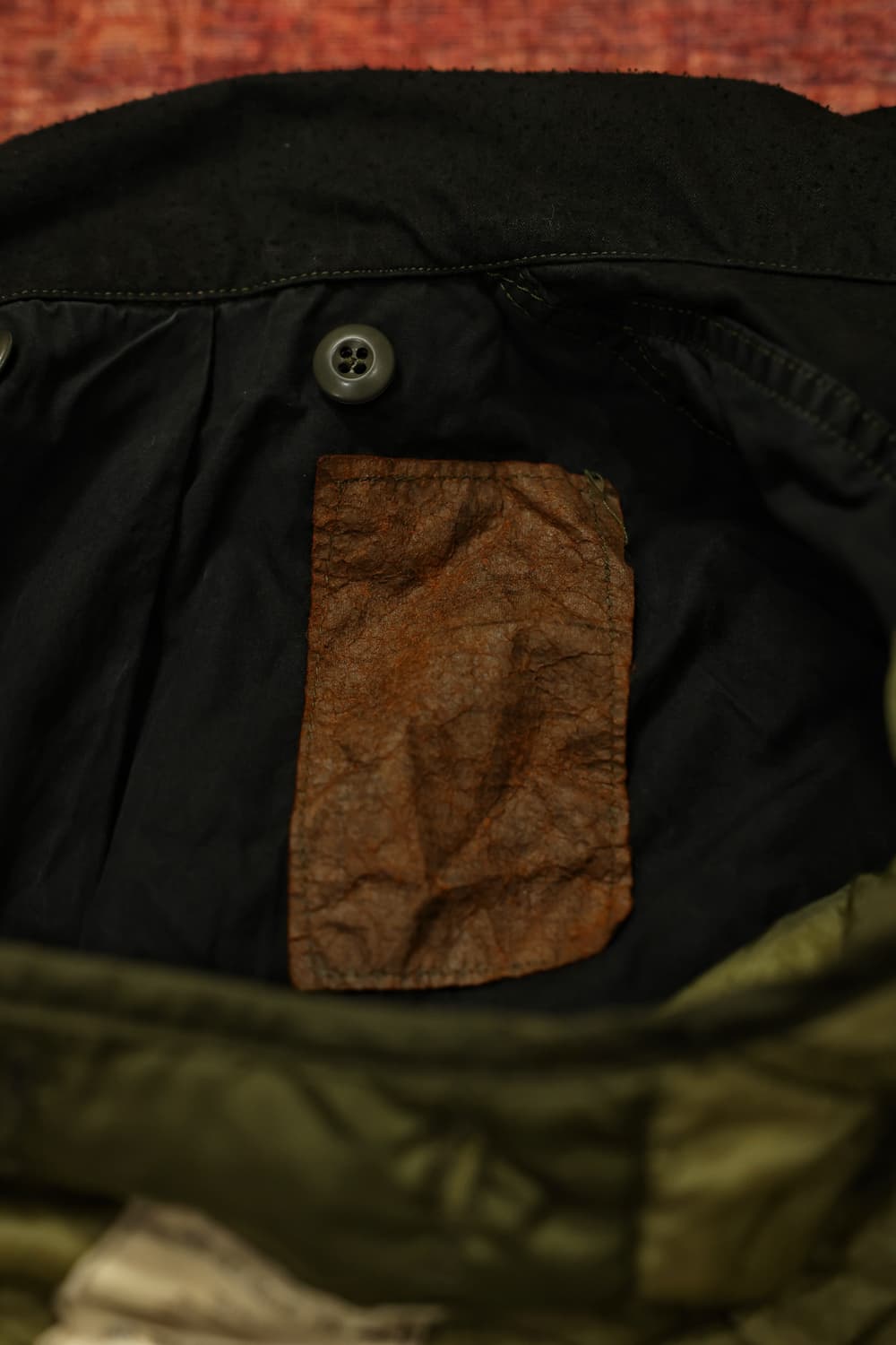 80s 밀리터리 m65 필드자켓 블랙 내피 셋트 판매 상품이미지9