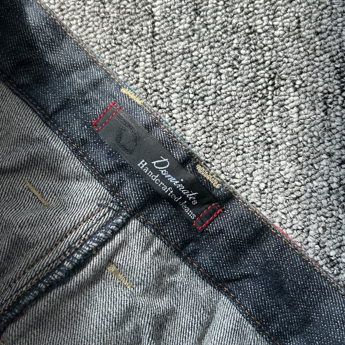 jpn 빈티지 더블 웨이스트 데님 팬츠  상품이미지8