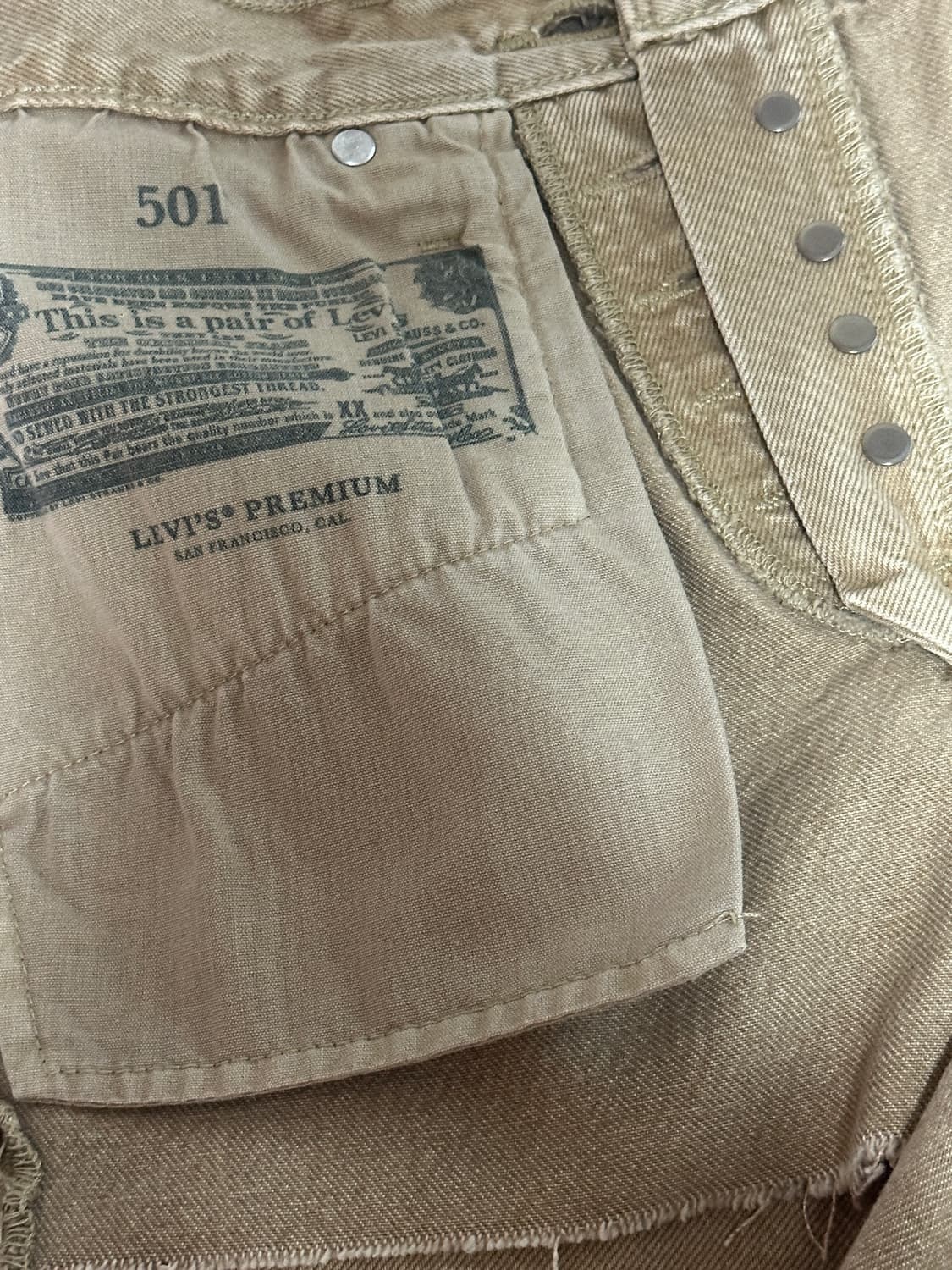 리바이스 501웨스턴 쇼츠 size25 상품이미지2