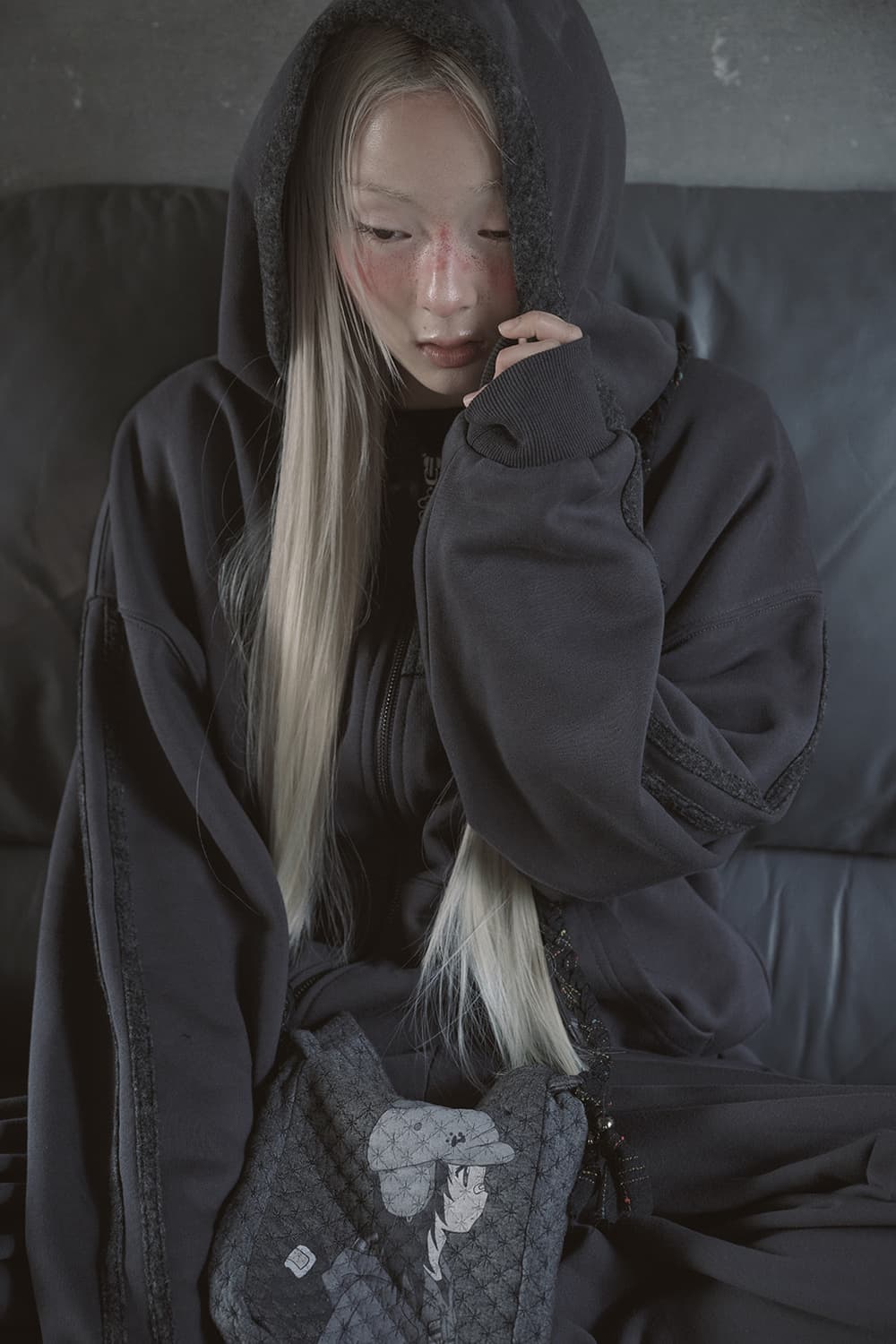 HUGYOURSKIN X JUBA printed mini bag  상품이미지3