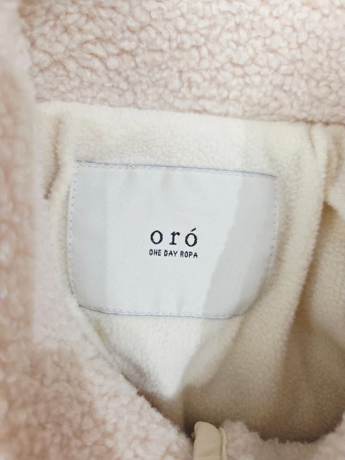 oro(오로) ONE DAY ROPA 플리스 뽀글이 자켓 상품이미지8