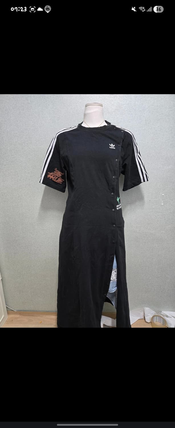 아디다스 치파오 롱원피스 똑딱이로 조절 가능  상품이미지1