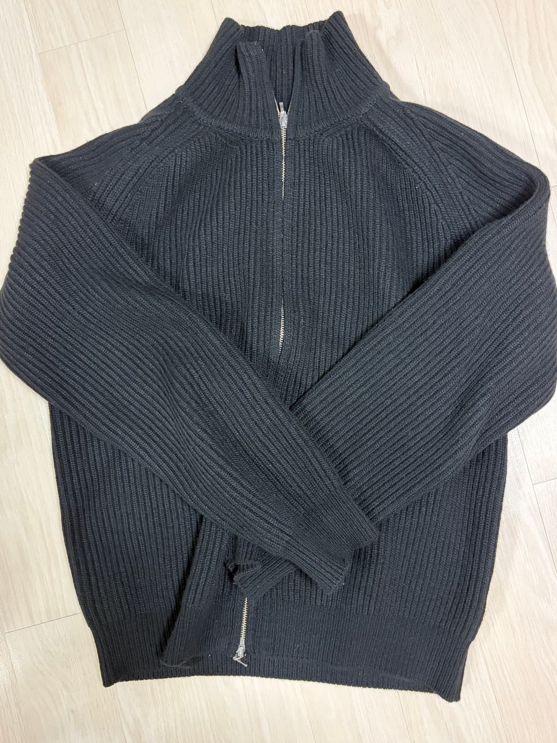 아트이프액츠 니트집업 m 상품이미지2