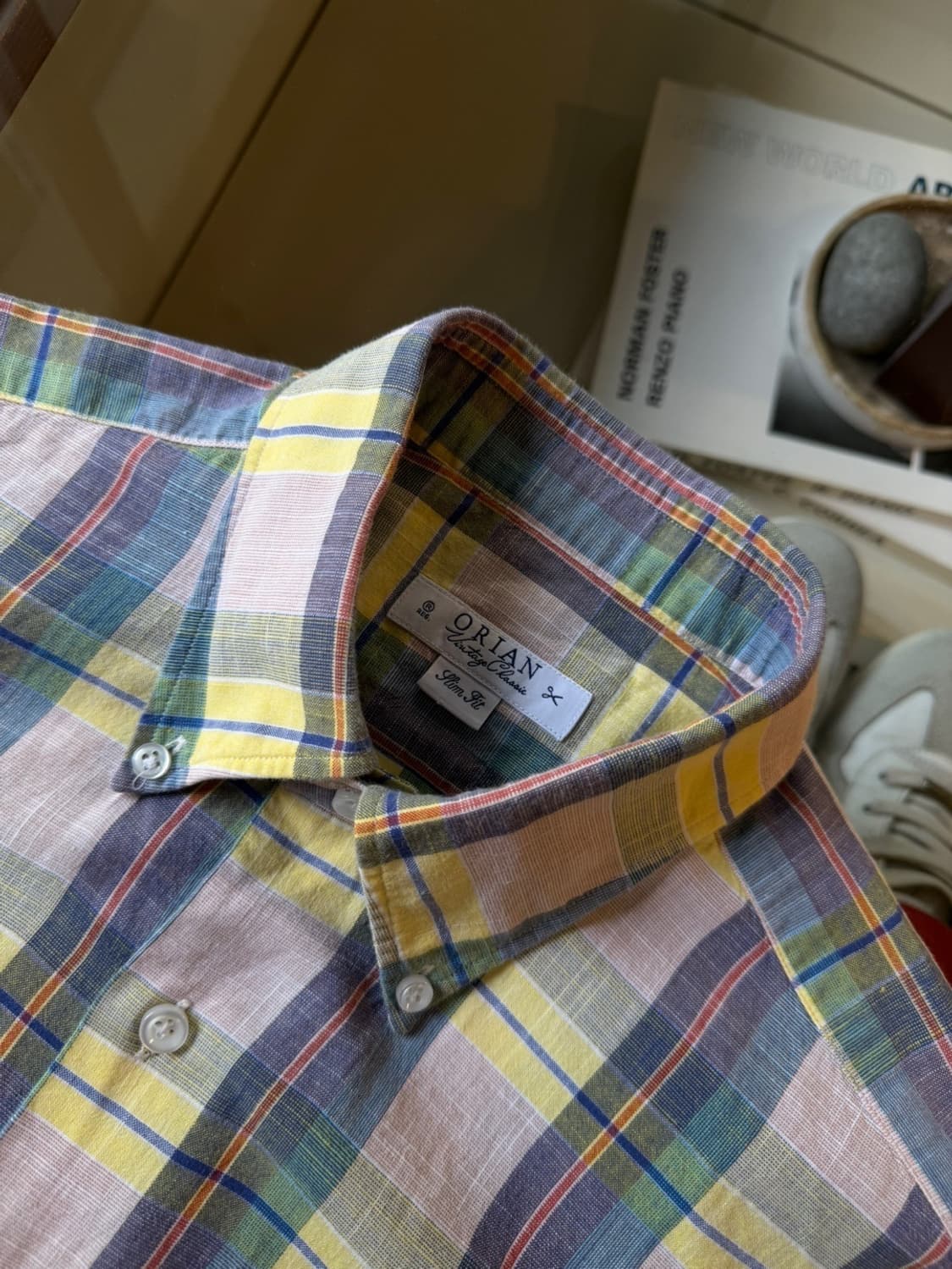 오리앙 마드라스 셔츠 100 상품이미지8