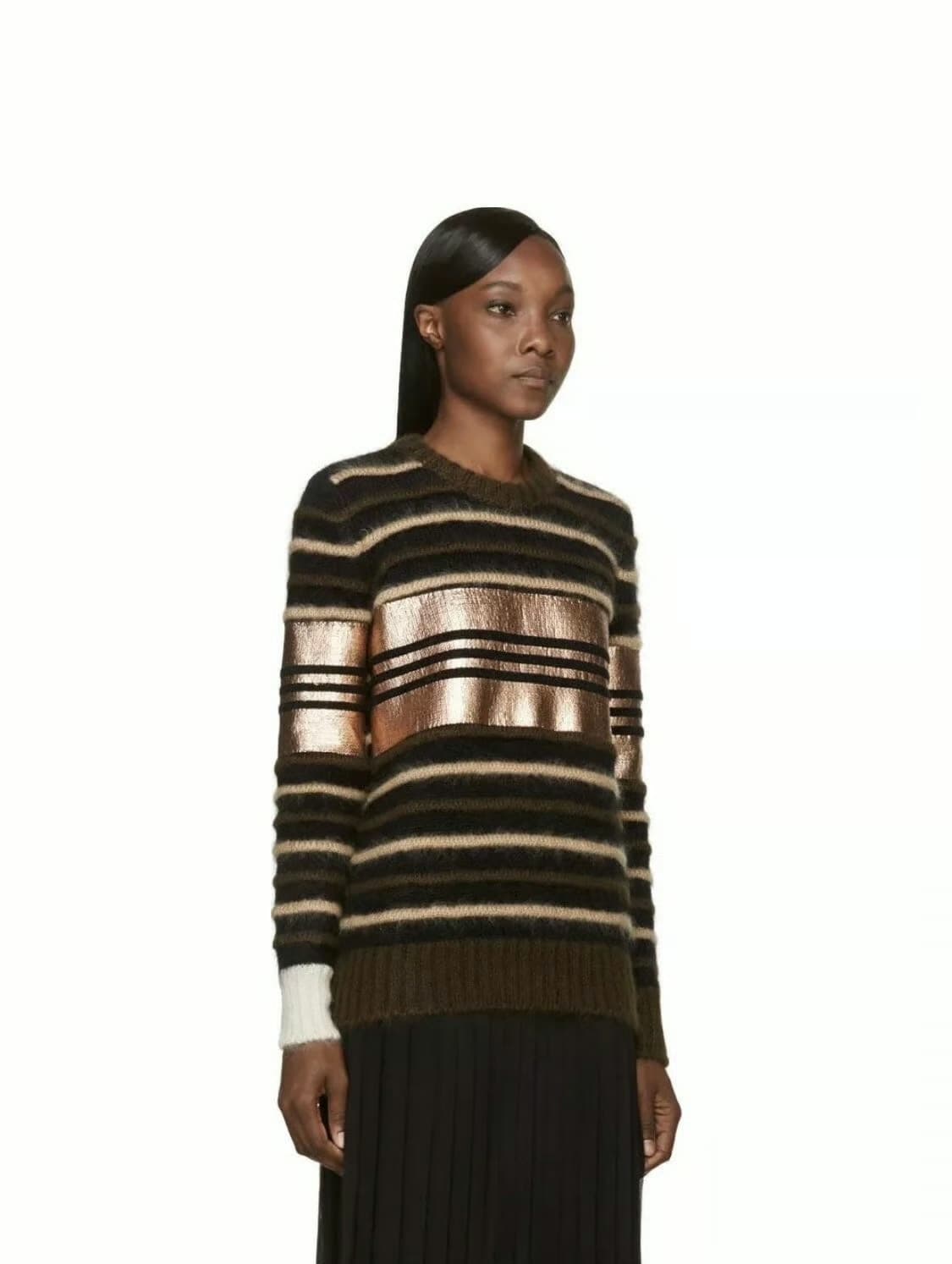 지방시 그린 스트라이프 모헤어 스웨터 니트 상품이미지5