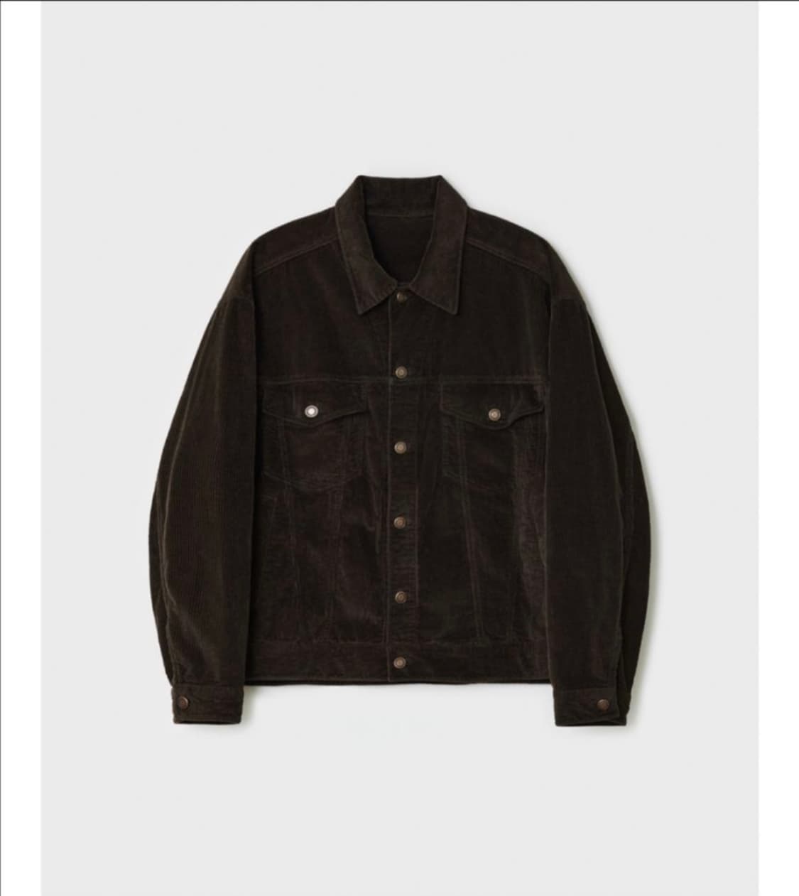 [새상품급] 벨리에 코듀로이 트러커 자켓 브라운 105 상품이미지1