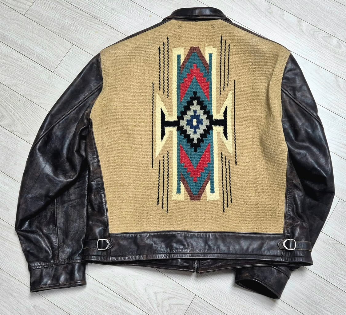 더블알엘 RRL 리미티드 나바호 레더 자켓 상품이미지4