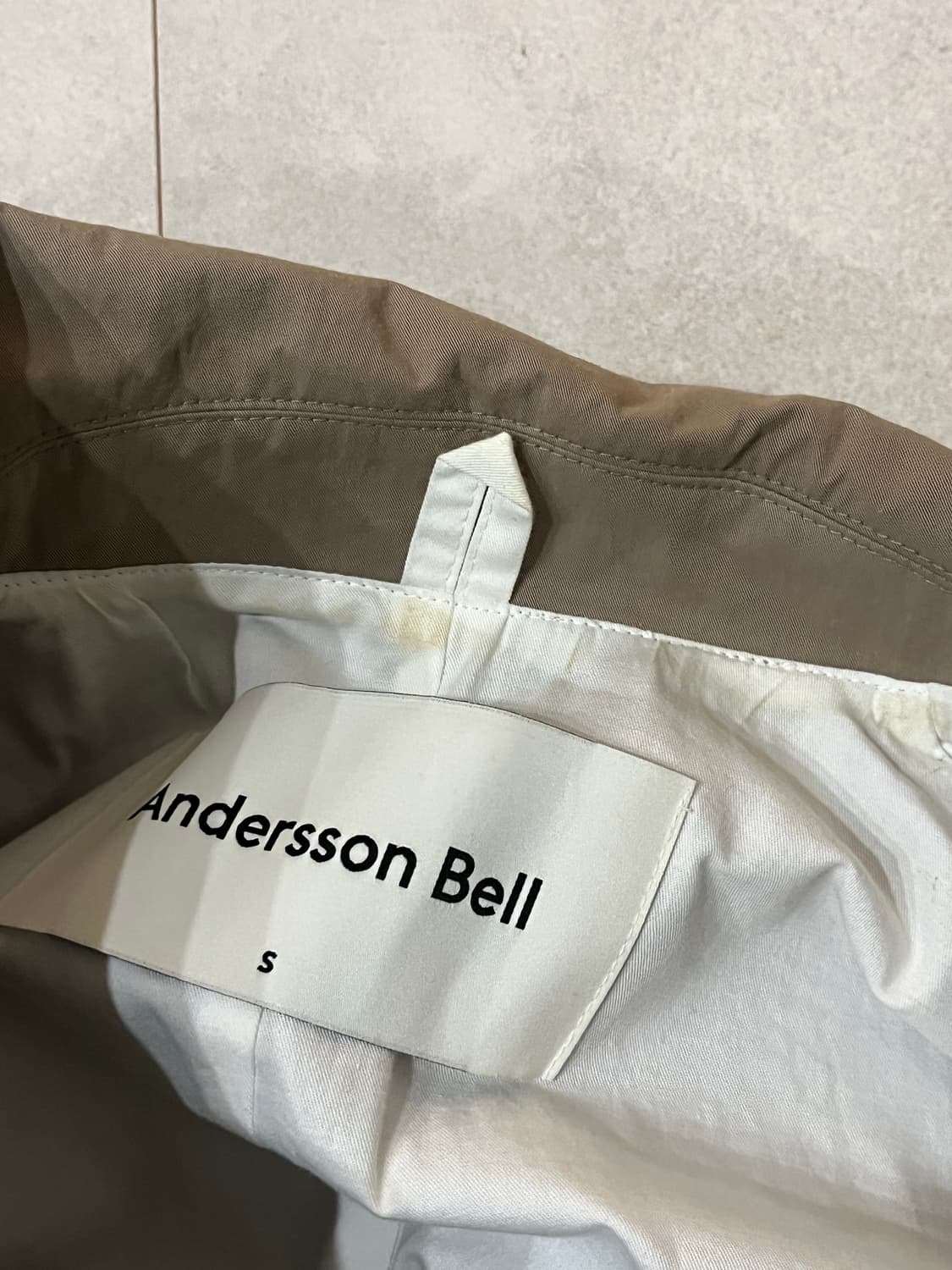 앤더슨벨 스카프 트렌치 코트 S 상품이미지7