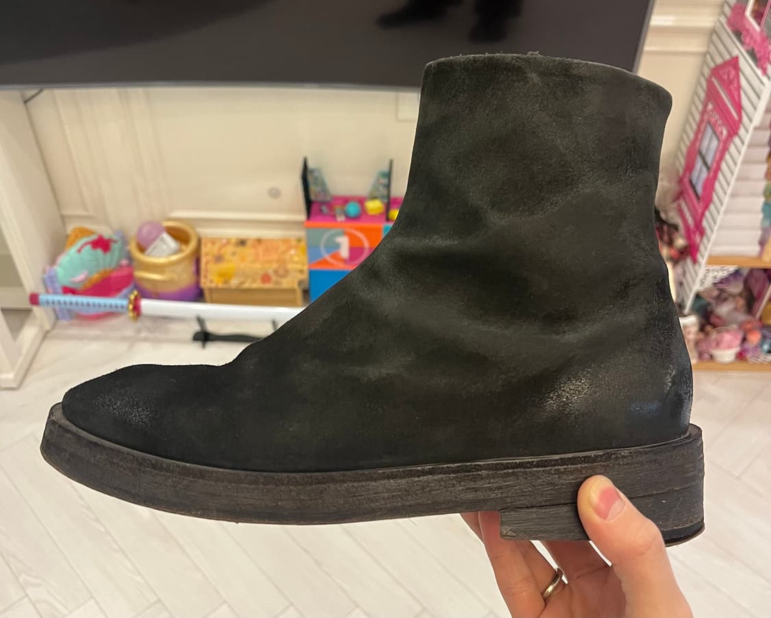 마르셀/스웨이드 집업 부츠/41(270-275) 상품이미지2