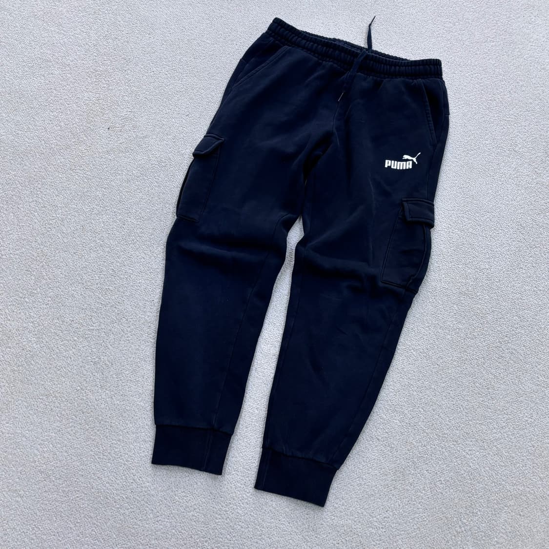 M 푸마 블랙 포켓 카고 조거 팬츠 0429E 상품이미지1