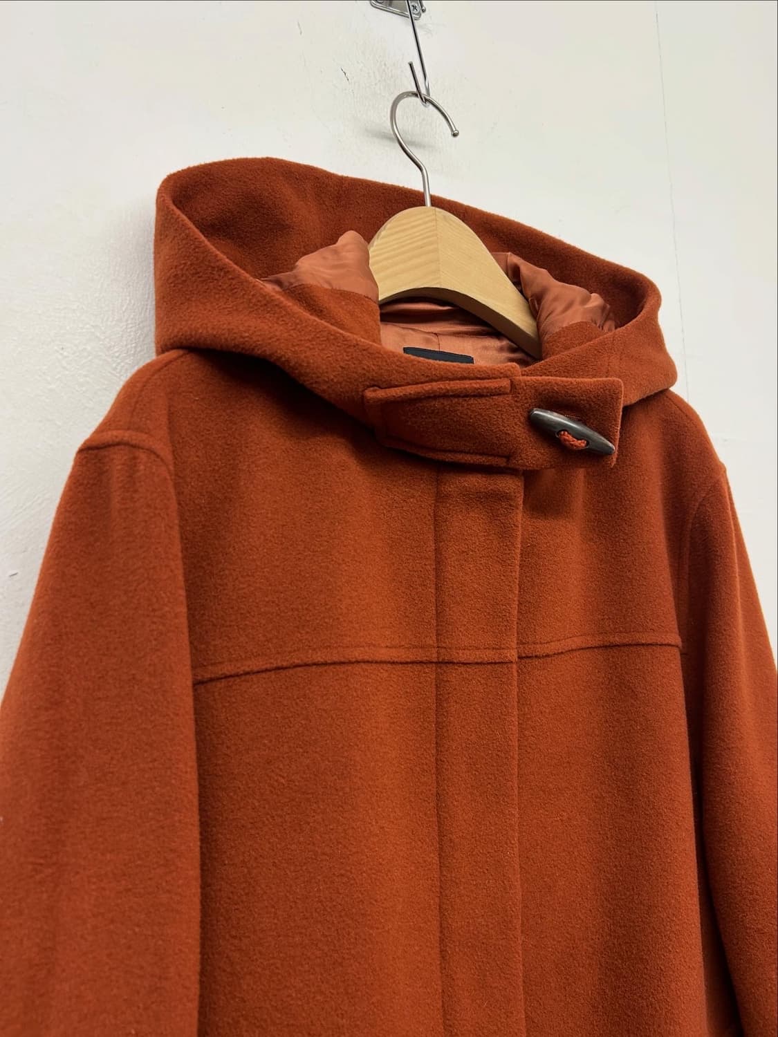 JPN) JOSEPH 조셉 후드 더플 코트 브라운 상품이미지2