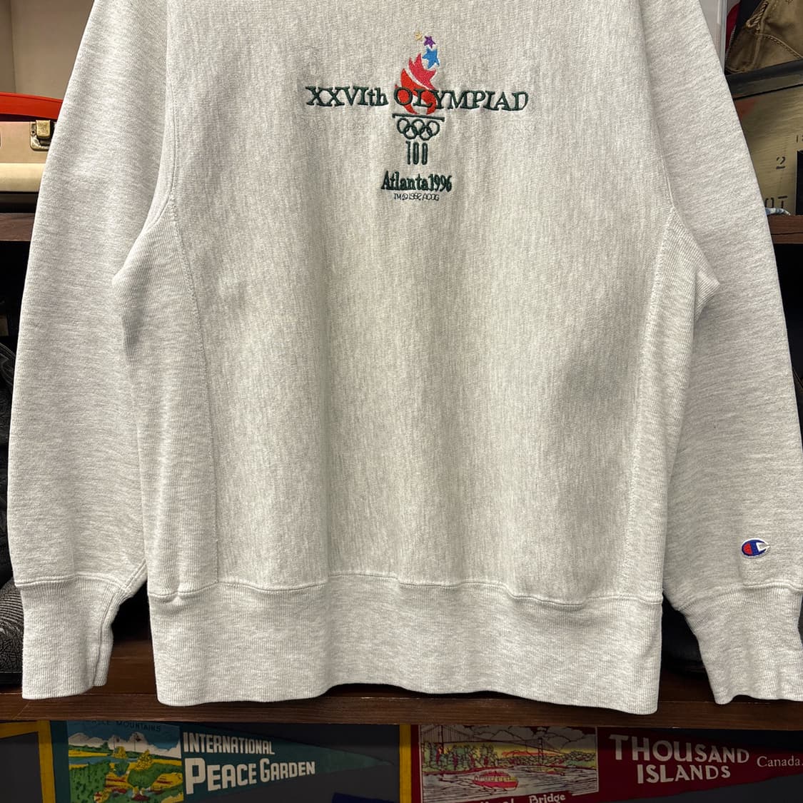 90s 챔피온 리버스위브 '96 애틀랜타 올림픽 수베니어 스웻 N1216 상품이미지4
