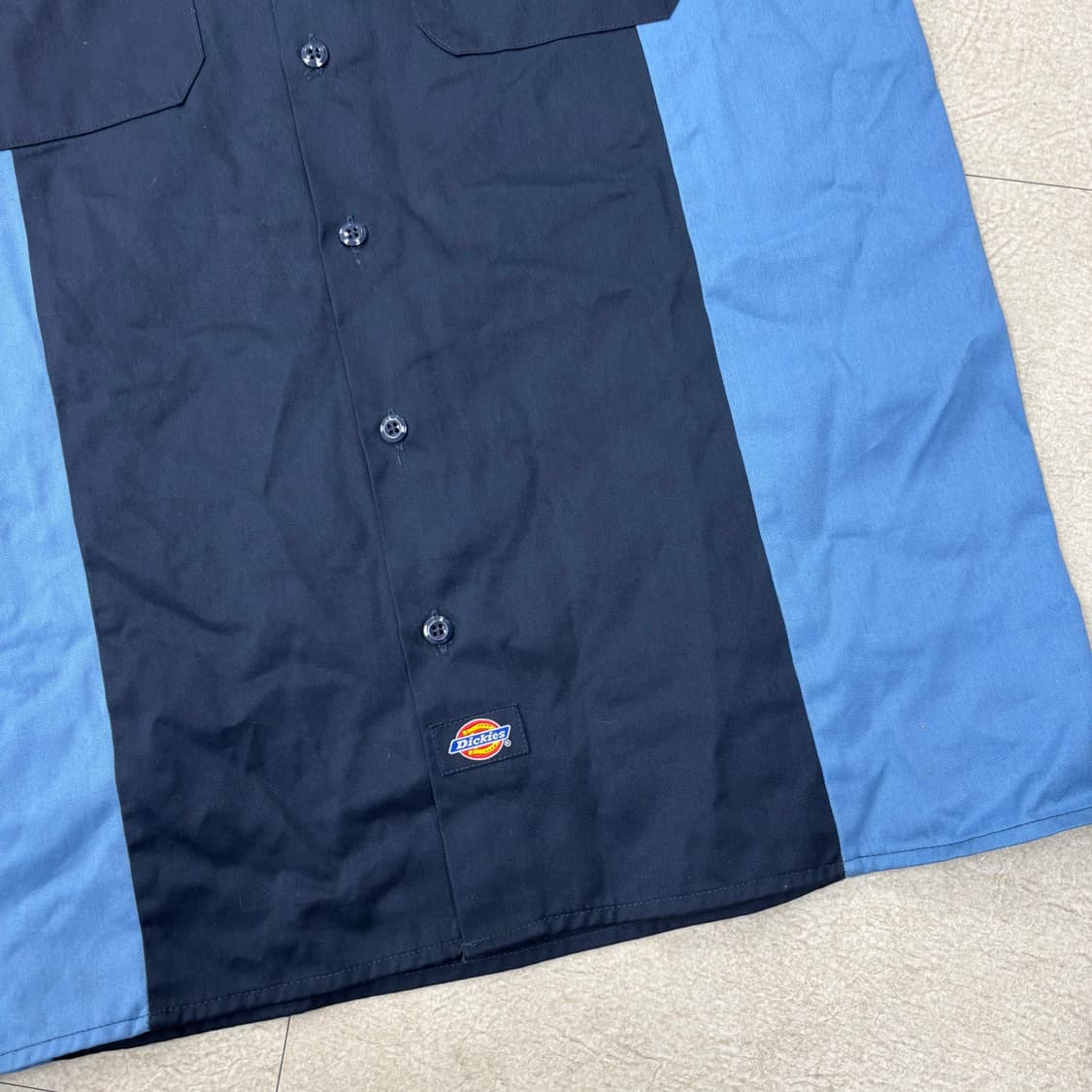 디키즈 투톤 스몰로고 하프셔츠 상품이미지2