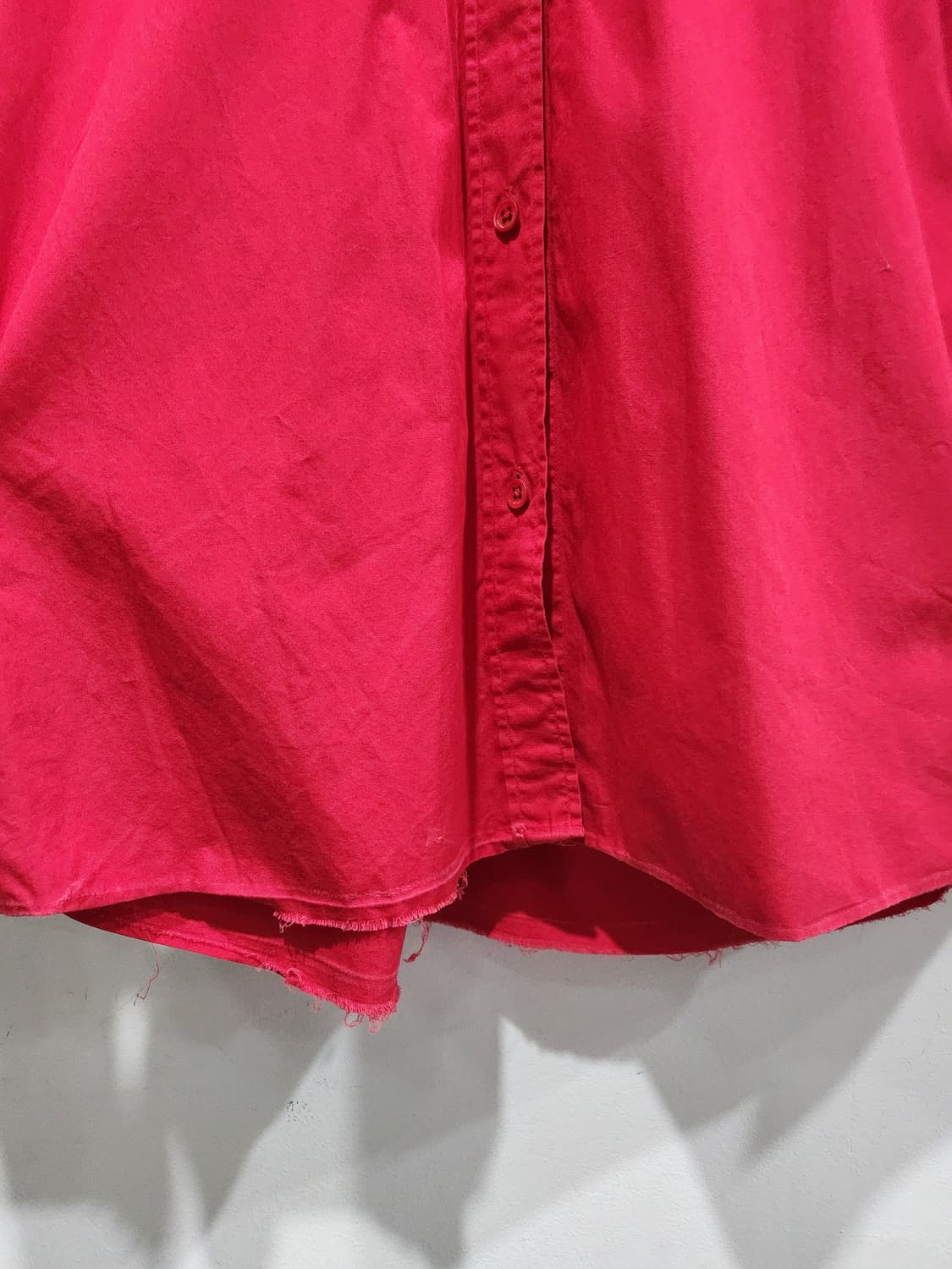 BALMAIN 파리 레드 셔츠 36 정품 상품이미지4