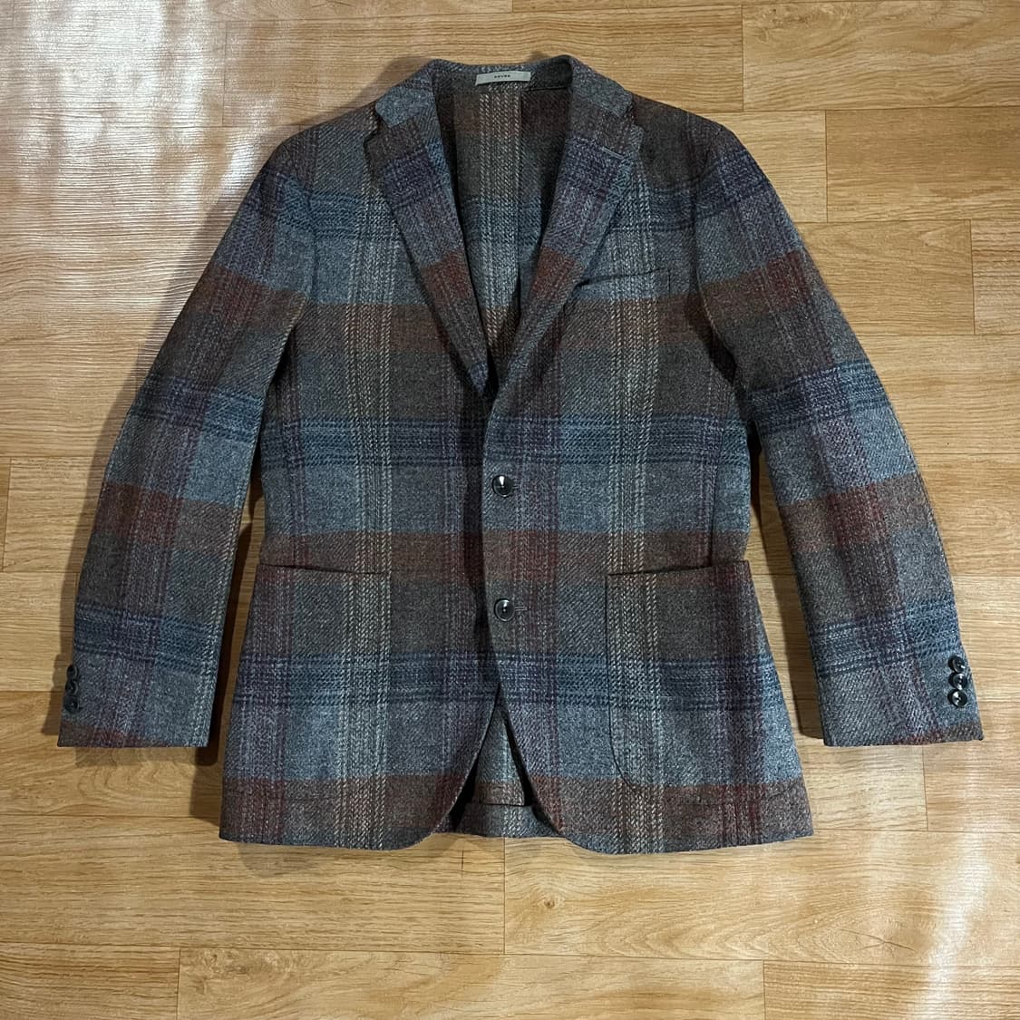 [97] 볼리올리 멀티체크 울자켓 상품이미지2