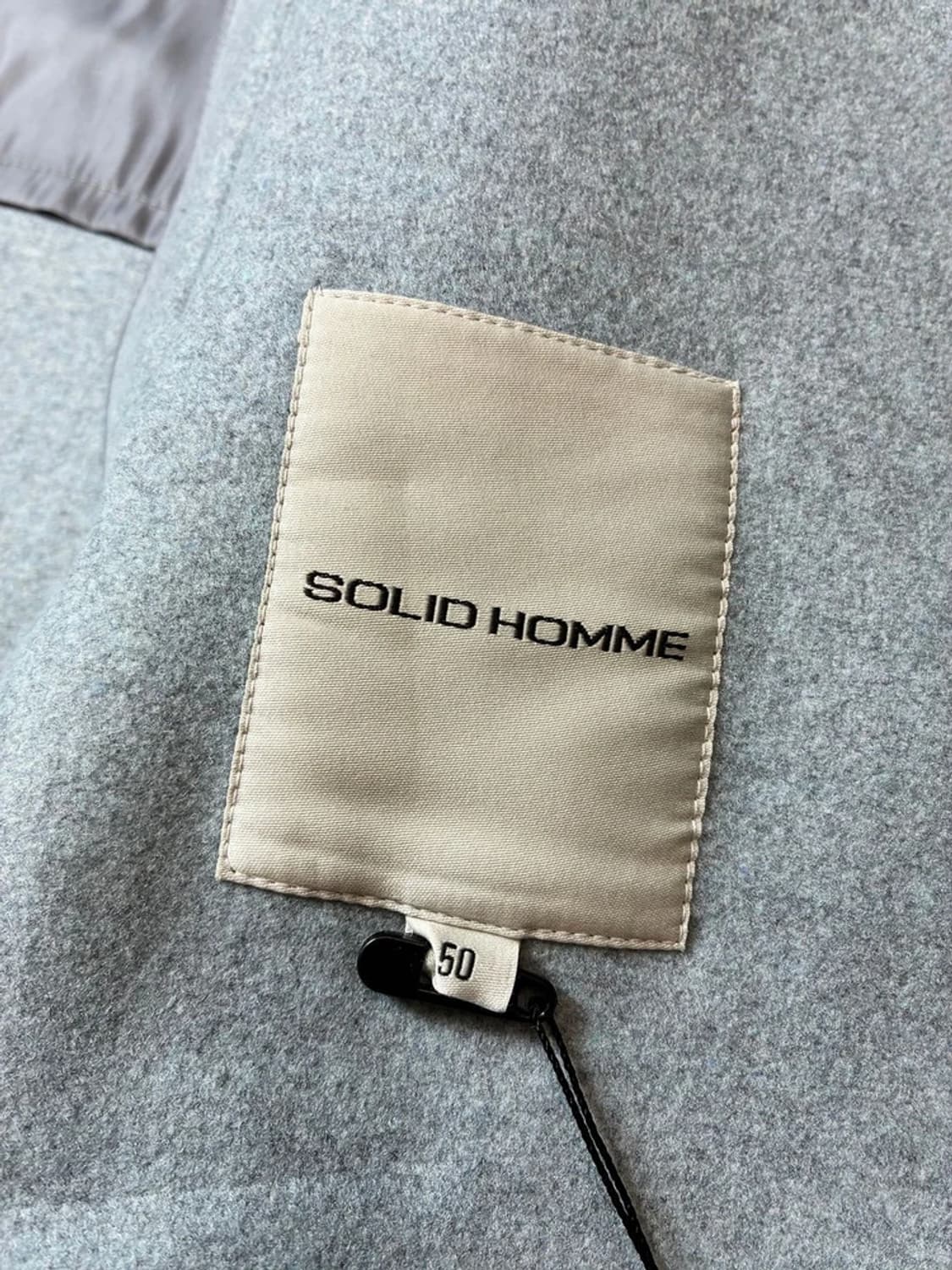 솔리드옴므 스카이블루 세미오버핏 핸드메이드 코트 PN7969 상품이미지6