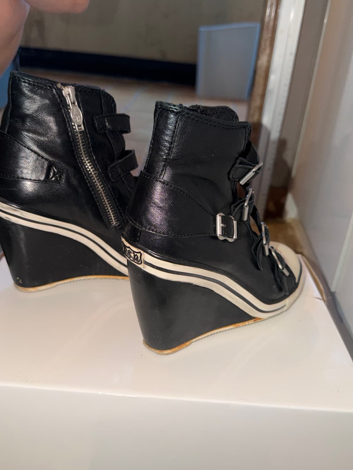 38) Ash 벨트 웨지힐 스니커즈 상품이미지3