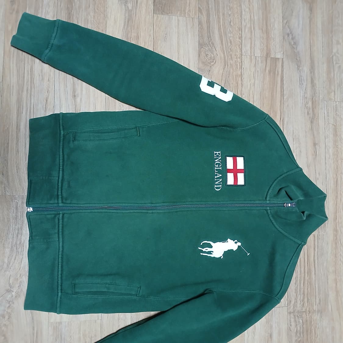 polo 폴로 랄프로렌 빅포니 잉글랜드 스웻자켓 집업 빈티지 상품이미지3