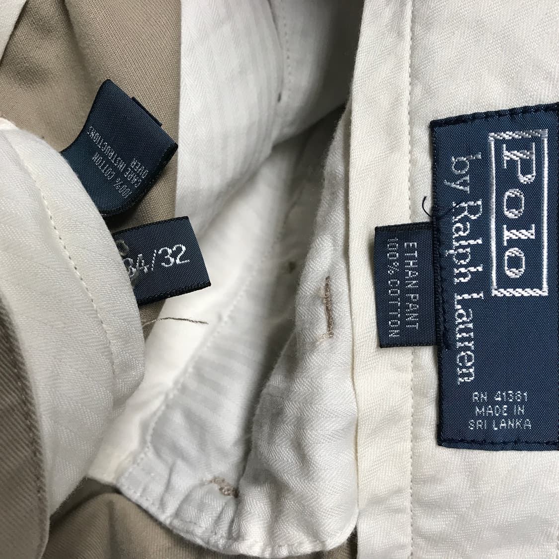 폴로 랄프로렌 베이지 치노 팬츠 34/32 상품이미지6