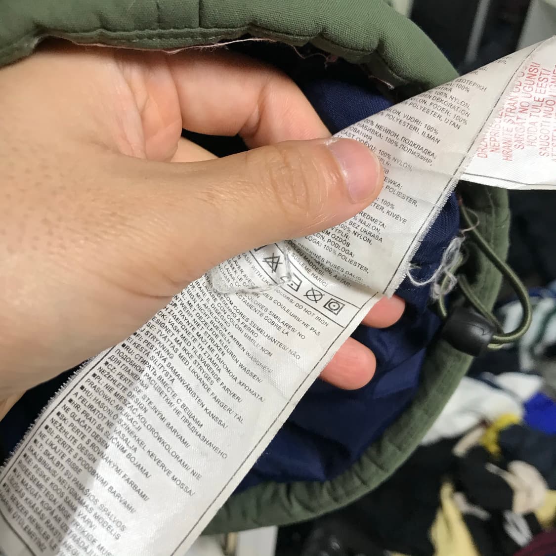 나이키 스펠로고 누빔 조끼패딩점퍼 상품이미지5