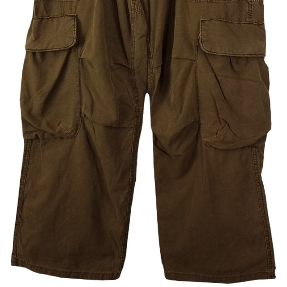 [자라] 빈티지 가공 와이드 카고 팬츠 카키 M19635 상품이미지5