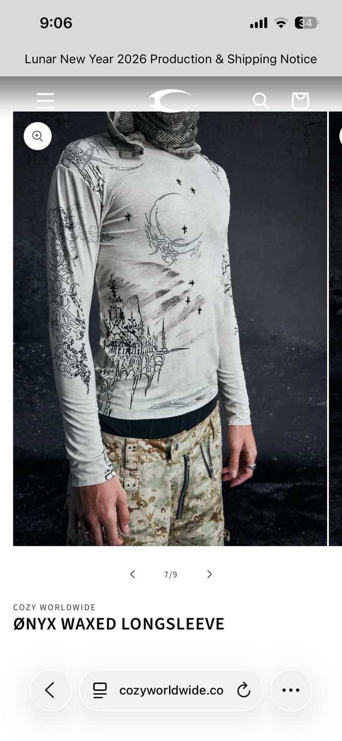 ONYX WAXED LONGSLEEVE 상품이미지3