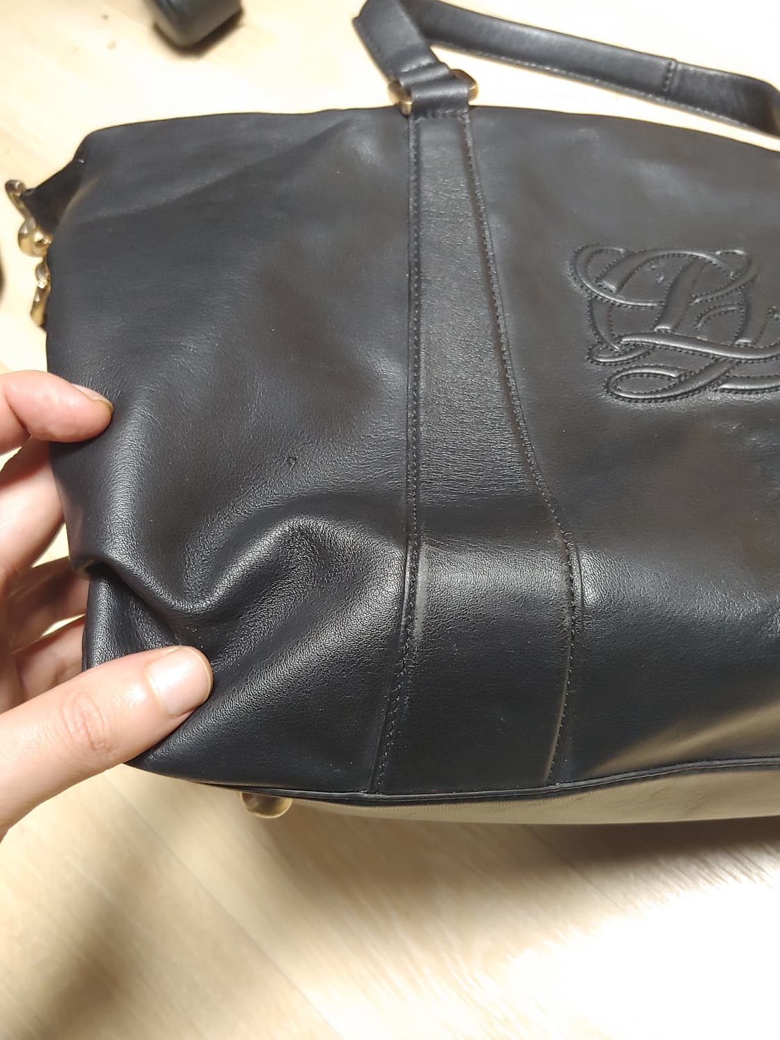 루이까또즈 완전 부드러운 카프 숄더백 상품이미지5