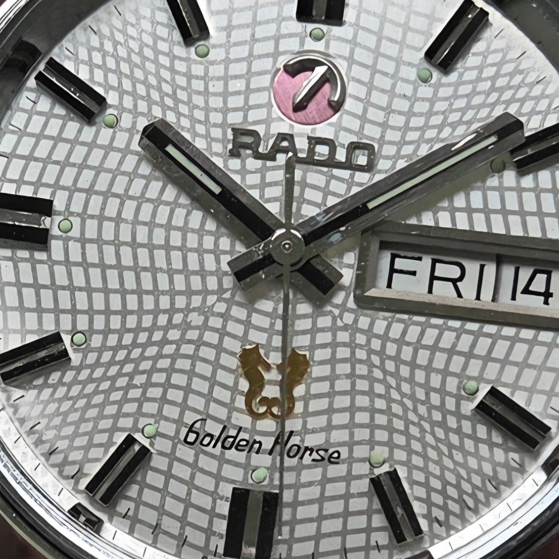 레어] 빈티지 라도 골든호스 데이데이트 희귀 거미줄판 브레이슬릿 ver. 상품이미지2