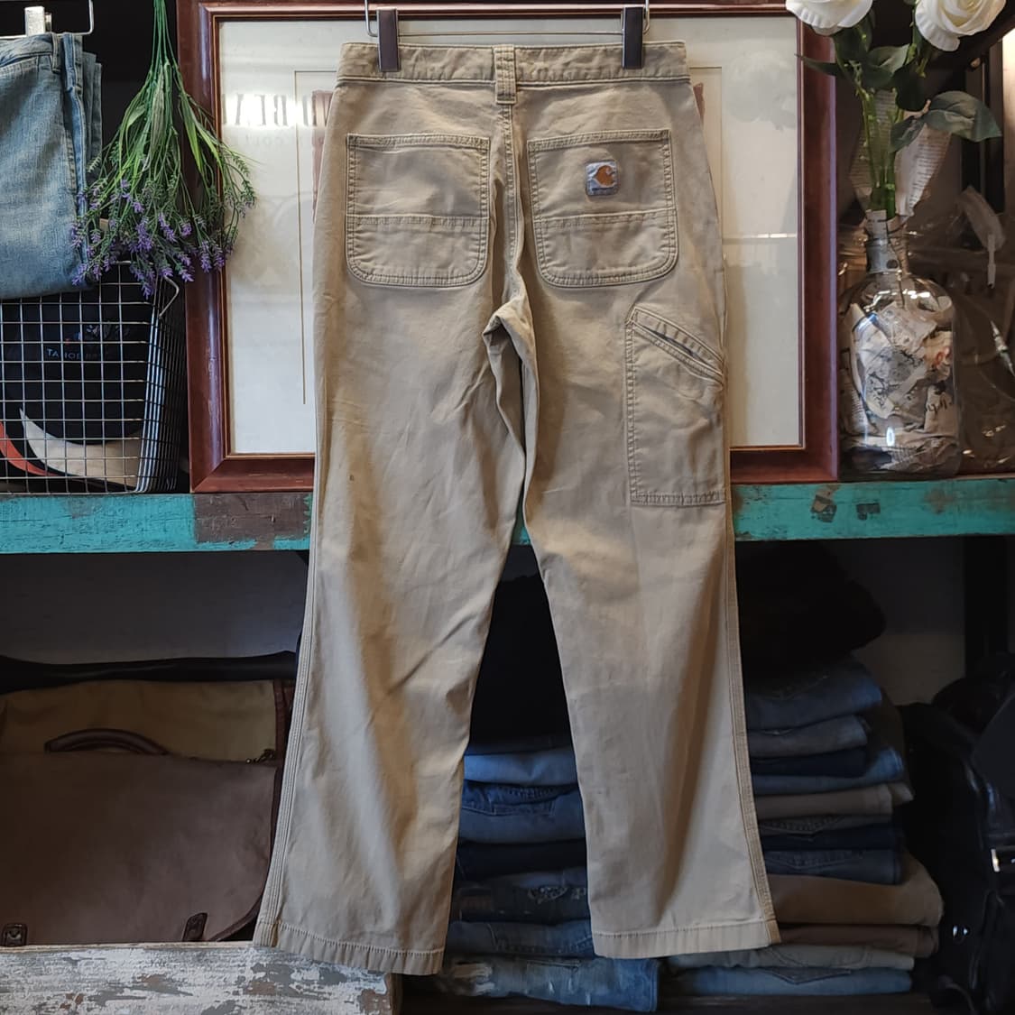 칼하트 워크팬츠 릴렉스드 핏 캔버스 바지 28x30 상품이미지2