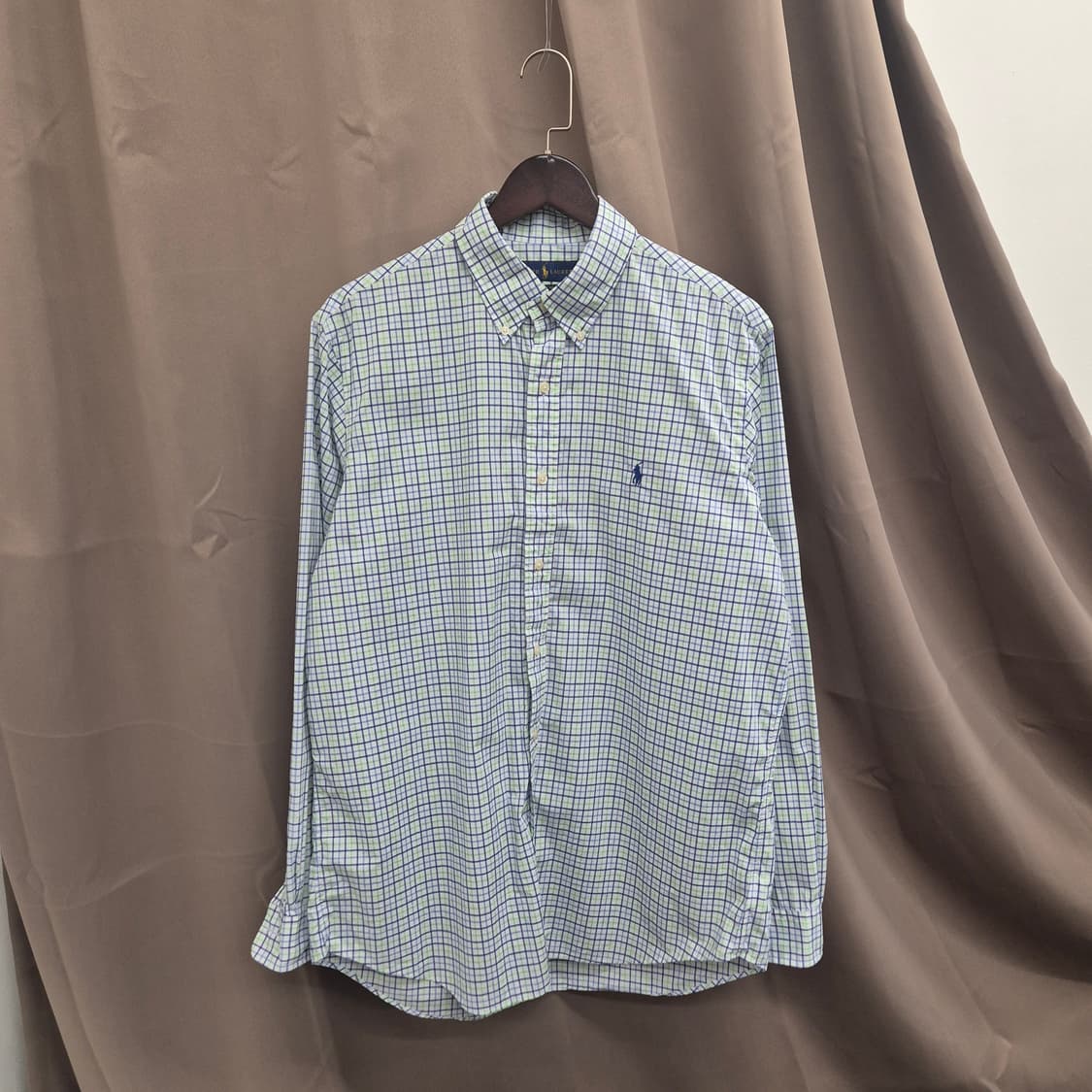 폴로 랄프로렌 클래식핏 체크셔츠 L 상품이미지1