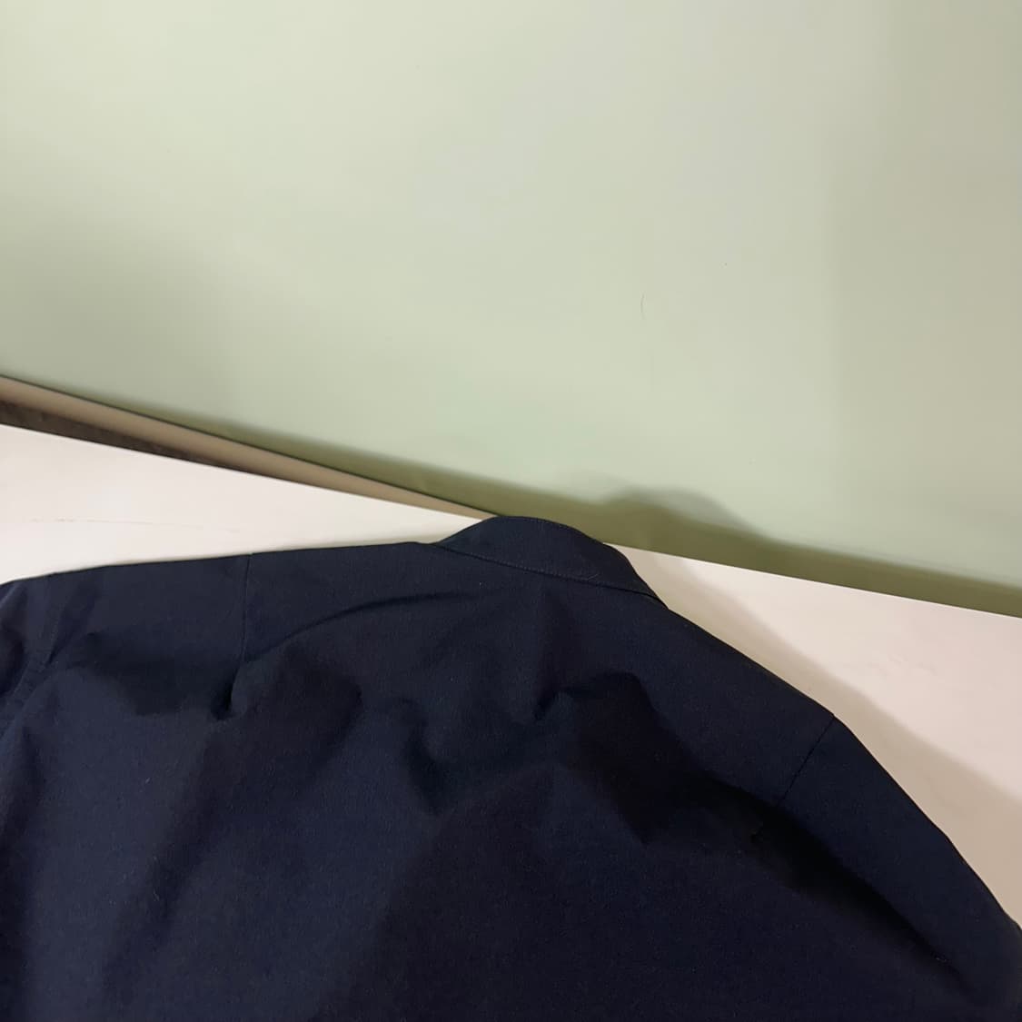 L-XL 드로우핏 블랙 히든헨리넥 폴리 긴팔티 상품이미지6