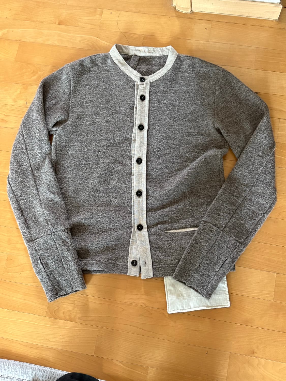 Klasica Cleric 2tone Cardigan 상품이미지2