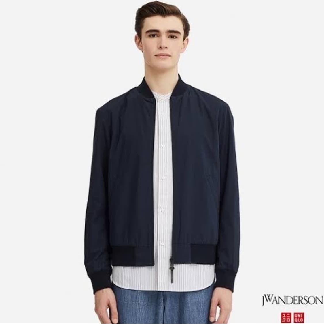 유니클로 x Jw 앤더슨 블루종 리버시블  바라쿠타 네이비 L 상품이미지5