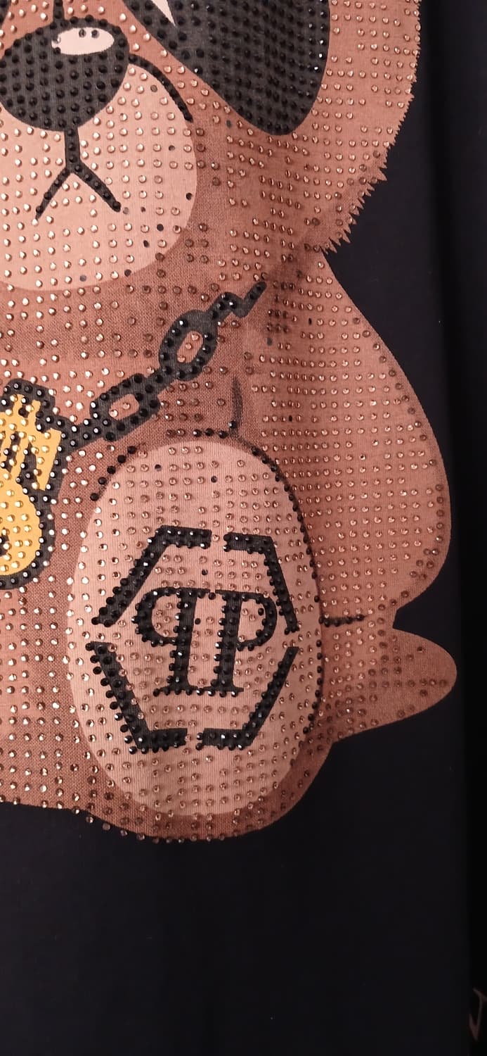 필립플레인 크리스털 장식 테디 베어 티셔츠(100사이즈) 상품이미지8