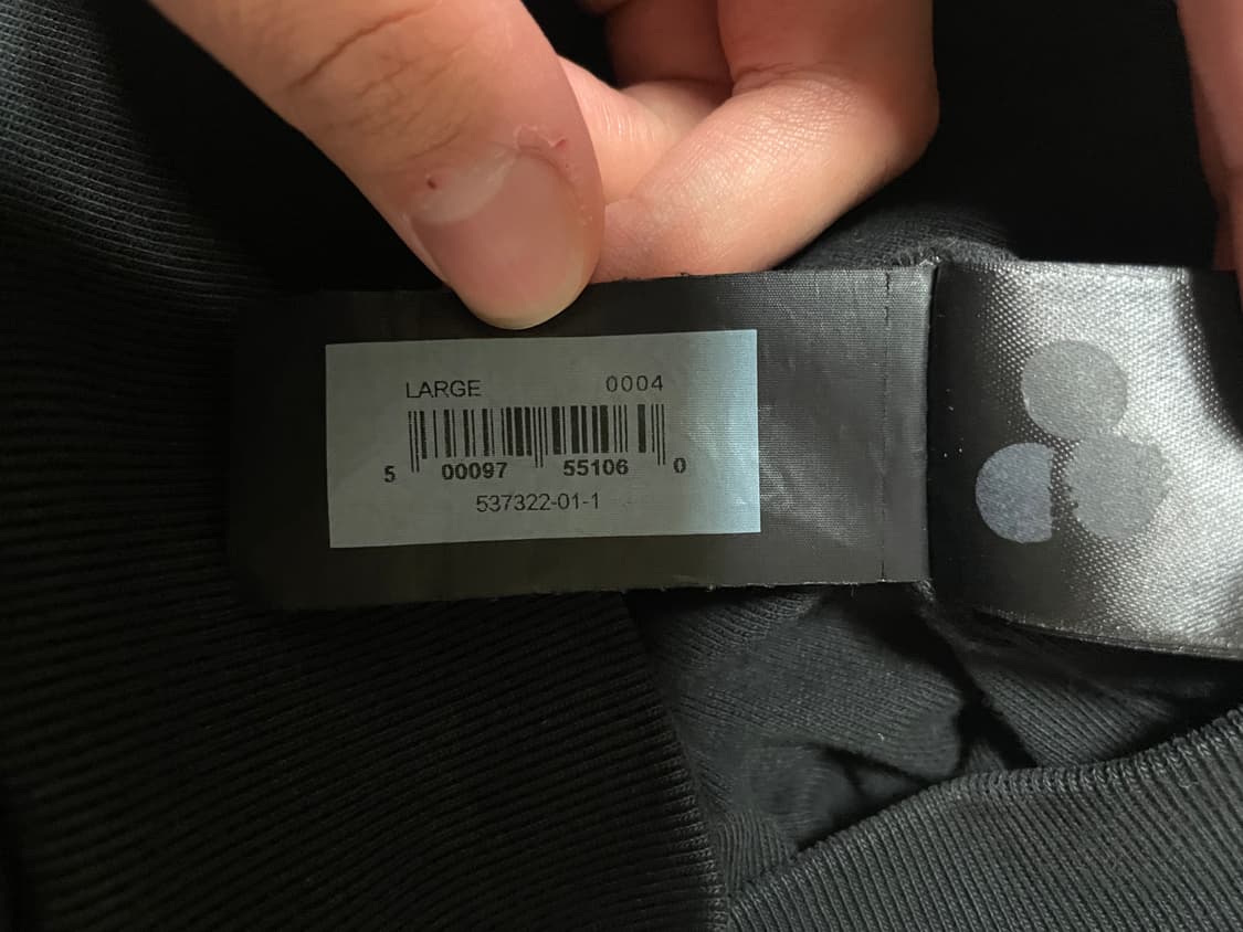 이지갭 후드집업 블랙 L 상품이미지4