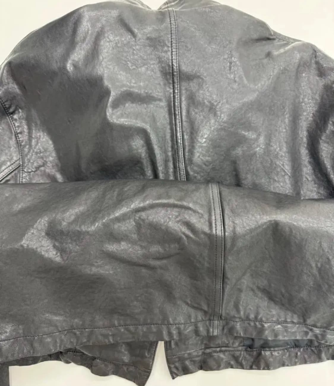 유스 워시드 레더자켓 L size 새상품 상품이미지3