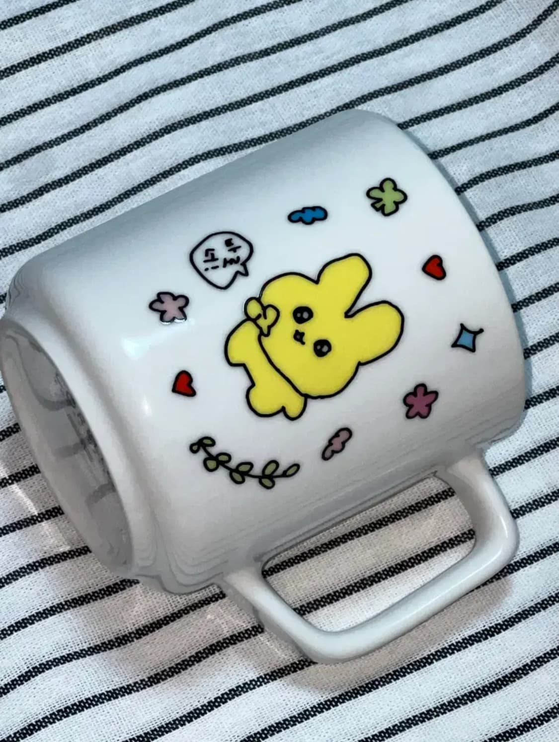 미사용 새상품 코렐 x 최고심 콜라보 머그컵 2개 상품이미지3