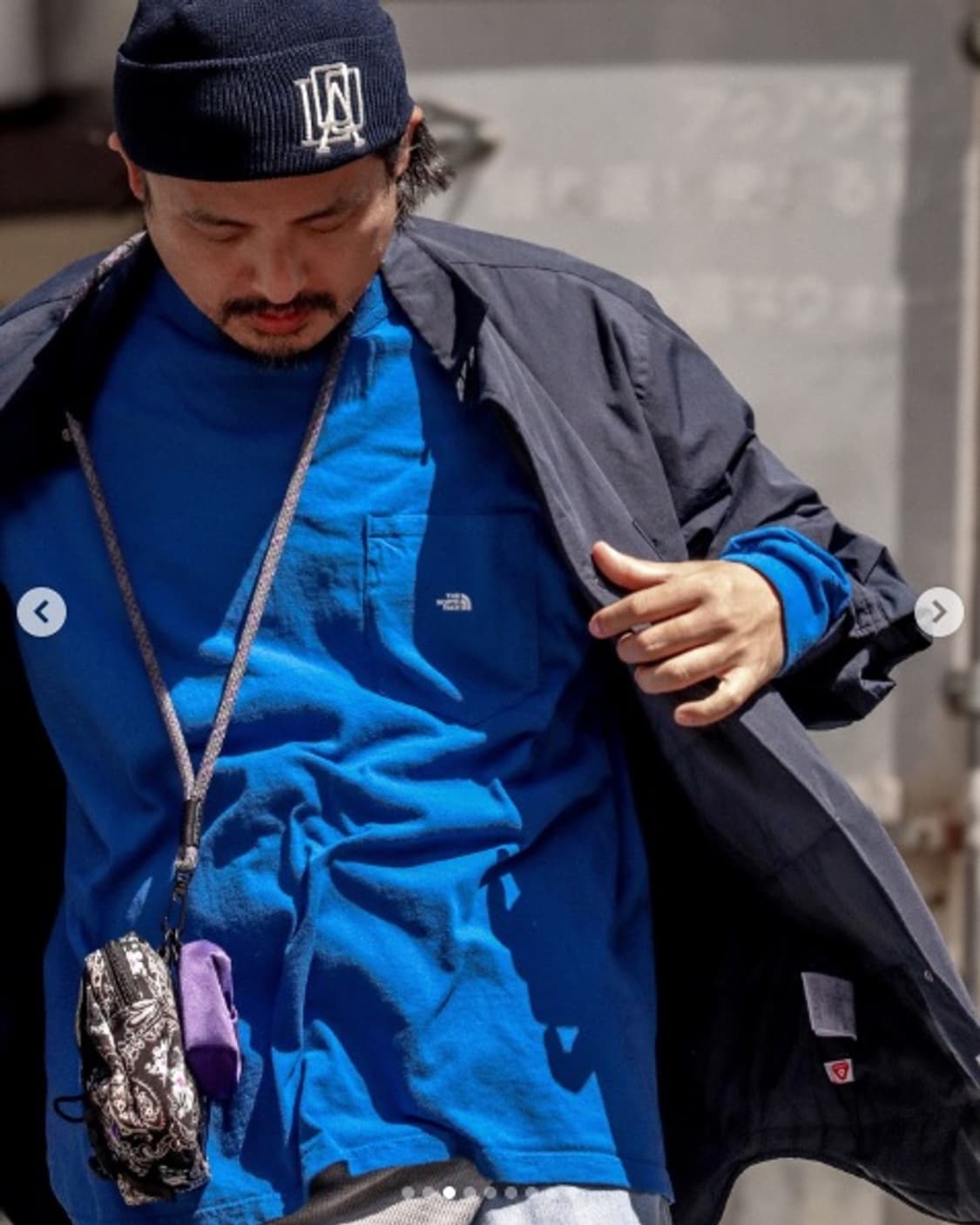 나나미카 23aw 인슐레이션 패디드 셔츠 자켓 다크네이비 XL 상품이미지7