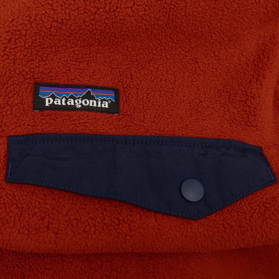17FW 파타고니아 신칠라 스냅-T 레드/네이비 콜롬비아 상품이미지5