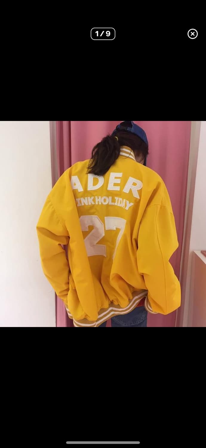 아더에러 핑크 홀리데이 바시티 자켓  상품이미지3