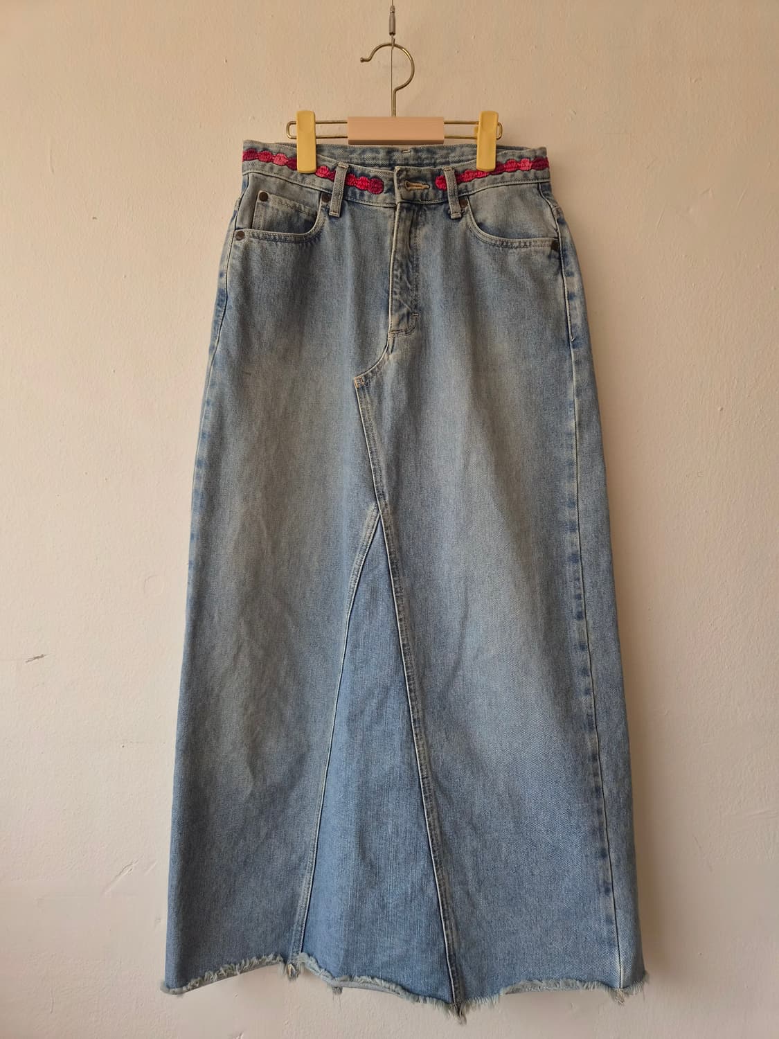 LEE 일본수입 여성 연청데님롱스커트 M사이즈 상품이미지2