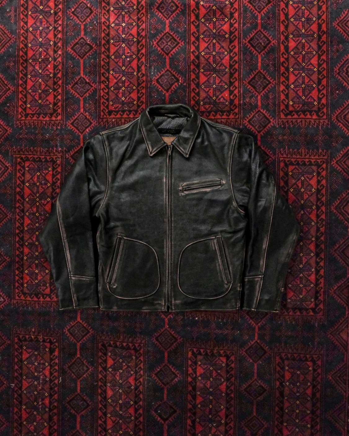 버드노트 레더 가죽자켓 상품이미지1